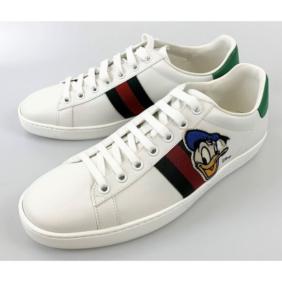 NIB Gucci Disney X Gucci Donald Duck Ace Sneaker SIze 39 - Picture 4 of 11